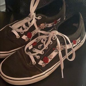 Vans with roses